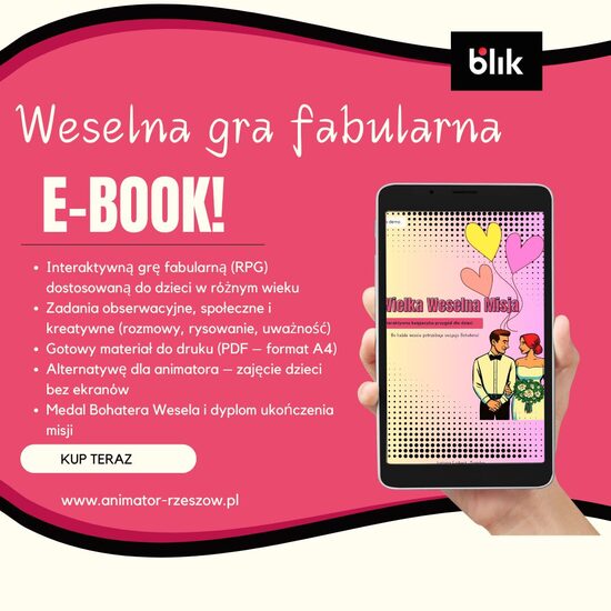 WIELKA MISJA WESELNA – gra fabularna i książka z zadaniami dla dzieci na wesele